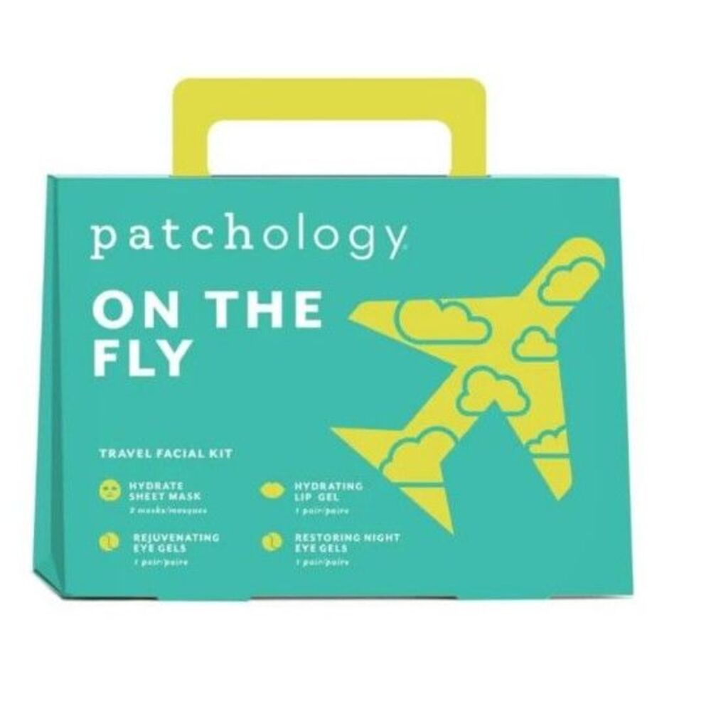 Patchology on the fly travel facial kit - sheet mask, ‎ eye & lip gels NIB